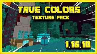 True Colors Texture Pack For Mcpe - Minecraft P.E. - W10 - Bedrock - 1.16.10+ - Plastic Texture