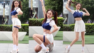 我的第一次大街单人舞蹈solo秀！翻跳《shake it》！