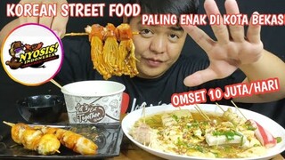 KOREAN STREET FOOD PALING ENAK DAN VIRAL DI KOTA BEKASI!! NYOSIS INDONESIA YANG OMSETNYA 10 JT/HARI