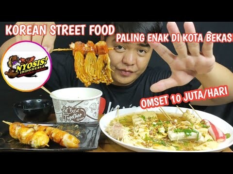 KOREAN STREET FOOD PALING ENAK DAN VIRAL DI KOTA BEKASI!! NYOSIS INDONESIA YANG OMSETNYA 10 JT/HARI