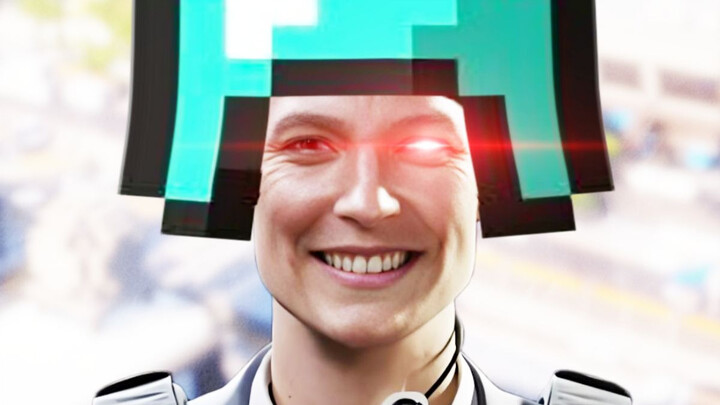 When you’re playing as the Space-Age Grandma hunting players in Minecraft...