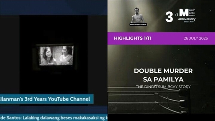 HIGHLIGHTS 1/11: Double Murder sa Pamilya: The Dindo Story • July 26, 2025 | Magpakailanman