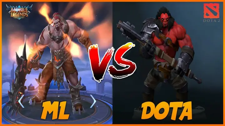 Mobile Legends vs Dota 2 Hero Comparison