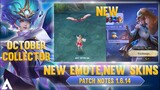 PATCH NOTES 1.6.14 UPDATED | NEW EMOTE | FREE SILVANNA SKIN | HARLEY COLLECTOR | NEW EVENT | MLBB