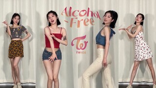 一起夏日微醺吧！TWICE新曲Alcohol-Free全曲翻跳/五套换装