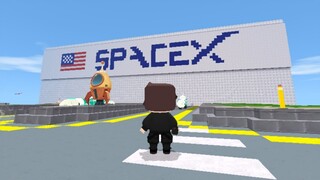 Elon Musk playing Mini World