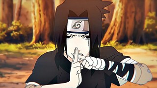 Saat Sasuke mempelajari gerakan Naruto