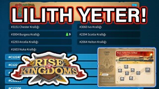 Rise Of Kingdoms - 3004 Müttefiksiz Kvk Giriyor! - Lilith Ve Saçma Eşleştirmeleri - Son Durumlar