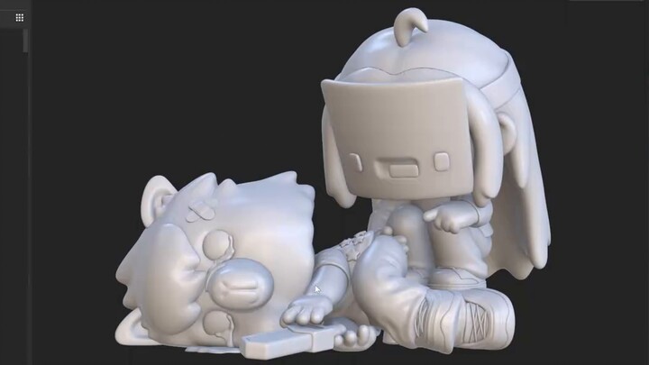 Buat kotak buta manusia berkepala domba & manusia pelangi