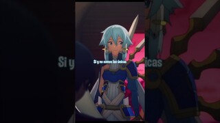 Sinon ve a Kirito en mal estado (Doblaje Latino) #sao #shorts
