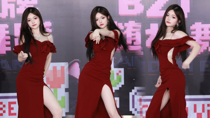 เดรสแดงยังคงเปล่งประกายเสน่ห์…｜โชว์ร้องสดและเต้นคัฟเวอร์ในงานเฉลิมฉลองวันบรรลุนิติภาวะ