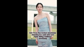 Roh yoon Seo slayed her blue tight dress at baeksang awards night #rohyoonseo #baeksangartsawards
