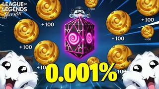 The MOST EPIC 0.001% Chest EVER... - League of Legends Wild Rift