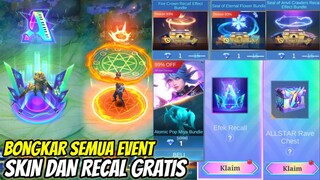 CARA DAPAT RECALL DAN SKIN GRATIS! BONGKAR SEMUA EVENT BARU YG KLIAN BELUM TAU