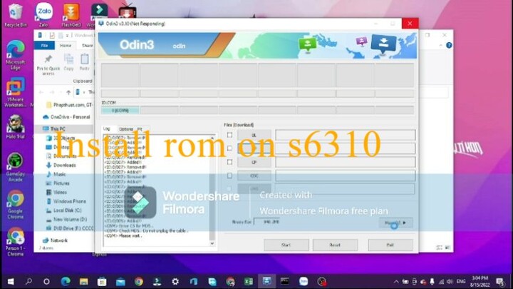 Flash stock rom for galaxy young S6310