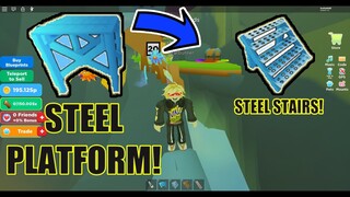 HOW TO GET STEEL PLATFORM AND STAIRS BLUEPRINTS - LUMBERJACK LEGENDS