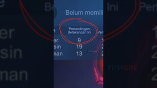 Pertandingan belakangan ini #shorts #mobilelegends #tomgrc