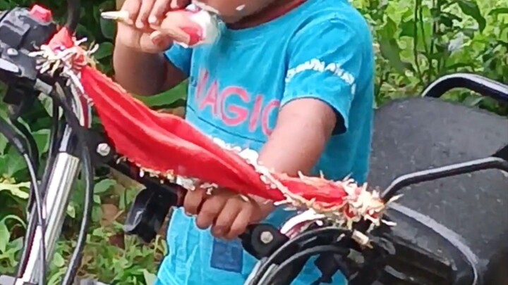 ladu and ice cream 🍨