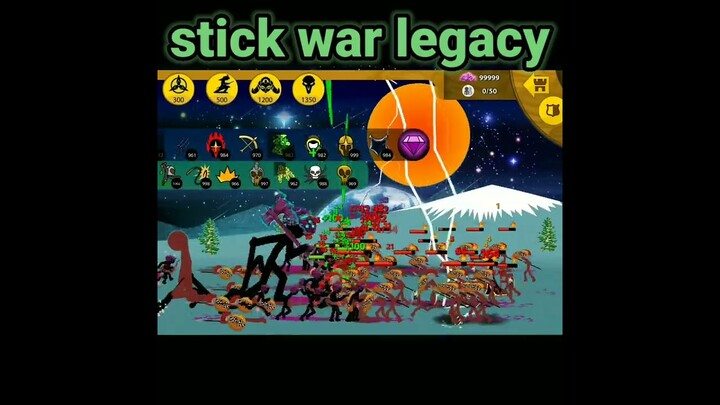 stick war legacy// gaint gameplay😈#shorts #stickwarlegacy