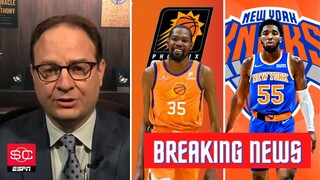 Woj "BREAKING"  Latest on Suns trade for Kevin Durant and Knicks trade for Donovan Mitchell