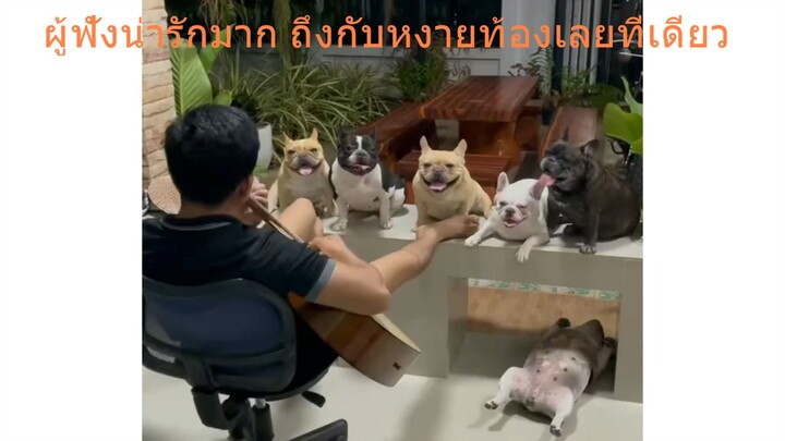 ผู้ฟังน่ารักมาก ถึงกับหงายท้องเลยทีเดียว