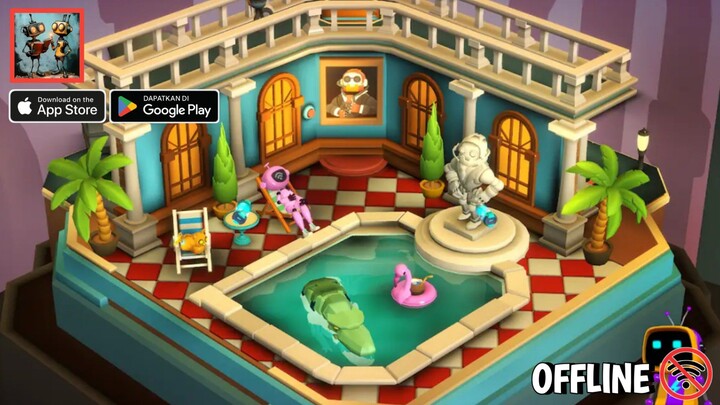 Tiny Robots: Portal Escape ~ Game Android Offline ~ Gameplay Indonesia🔥