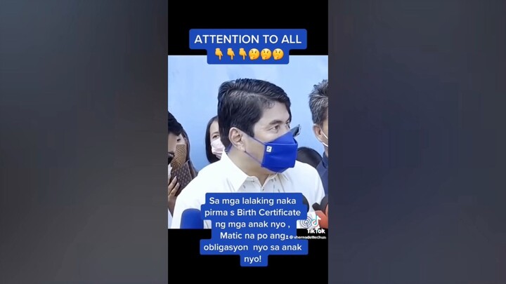 babala sa mga lalaking naka pirma sa birth certificate ng mga anak nila,