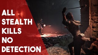 A Plague Tale Innocence All Stealth Kills - No Detection