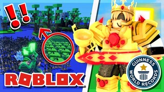 Covering the ENTIRE MAP with Blocks in Roblox Bedwars! [BIGGEST FARM, 3000 ZIPLINES, AND MORE!]