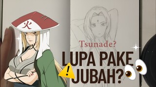 aku cuma mau gambar, kok jadi buka jubah hokage😳