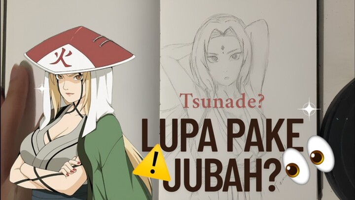 aku cuma mau gambar, kok jadi buka jubah hokage😳