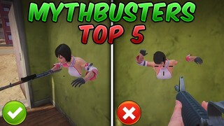 TOP 5 MythBusters (PUBG MOBILE & BGMI) Tips and Tricks PUBG Myths #7