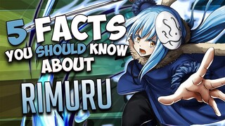 RIMURU TEMPEST FACTS  - THAT TIME I GOT REINCARNATED AS A SLIME