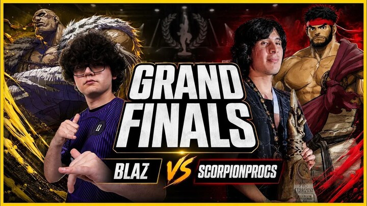 SF6: GRAND FINALS SCORPIONPROCS VS BLAZ | RYU VS SAGAT | WW Chile Street Fighter 6