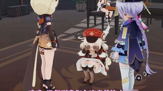 [ Genshin Impact ] Hahahaha, the friendship between the three of us is indestructible