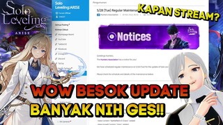 BESOK BANYAK UPDATE BARU PATCH NOTE SOLO LEVELING ARISE