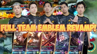 UPDATE GAMEPLAY FULL TEAM RRQ DI PATCH TERBARU EMBLEM REVAMP !!