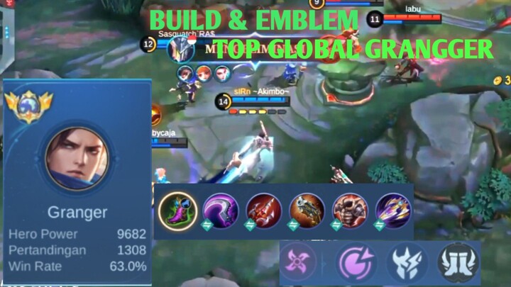 GAMEPLAY TOP GLOBAL GRANGGER 2024,MOBILE LEGENDS BANG BANG