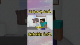 Anh Đen Xì Xì Phát Hiện Cái Bệnh Viện Bất Ổn Nhất Minecraft 🤣 #shorts