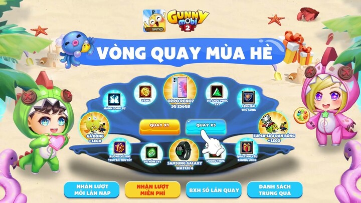 [GUNNY MOBI] - 🎉 TƯNG BỪNG RA MẮT LANDING PAGE HELLO SUMMER! GUNNER TRÚNG LỚN 🎉