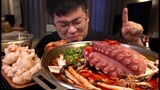 문어라면 먹방 30만원문어다리크기보소 탕수육까지 레전드 먹방 Octopus ramen mukbang Legend koreanfood eatingshow asmr