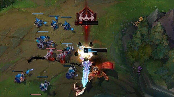 Find a newbie just getting into the game and a pro-level player for a solo match, then tell the pro 