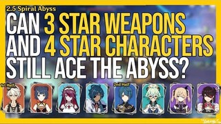 IS 3 STARS WEAPONS STILL DOABLE FOR 2.5 ABYSS??? RIP