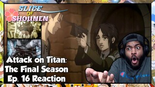 Attack on Titan Season 4 Episode 16 Reaction | THE MARLEYAN WARRIORS FINALLY MAKE THEIR MOVE!!!