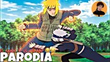 El equipo 7 vs minato || Naruto Dominicano