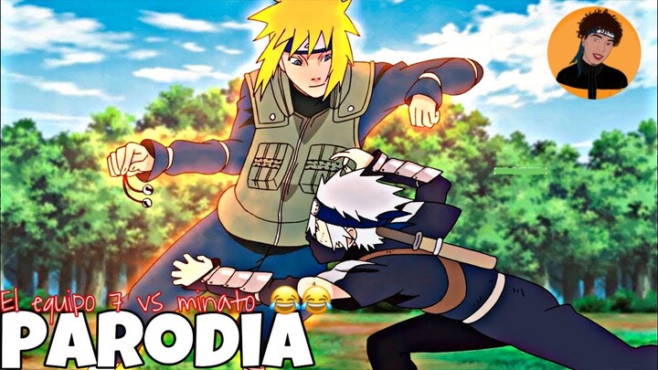 El equipo 7 vs minato || Naruto Dominicano