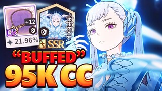 "BUFFED" 95K CC VALKYRIE NOELLE MAX DUPED BEATS EVERY TEAM IN THE GAME! | Black Clover Mobile