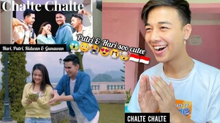 (COVER INDIA) Chalte Chalte - Hari Putra, Putri Isnari, Gunawan, Ridwan | REACTION