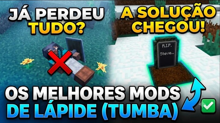 Não Perca Mais Seus Itens Os Melhores Mods de Lápide para Minecraft