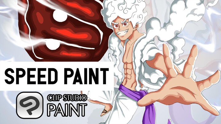 [Speed Painting] Monkey D. Luffy dari Anime One Piece ... Kaizukuni Orewanaruuu !